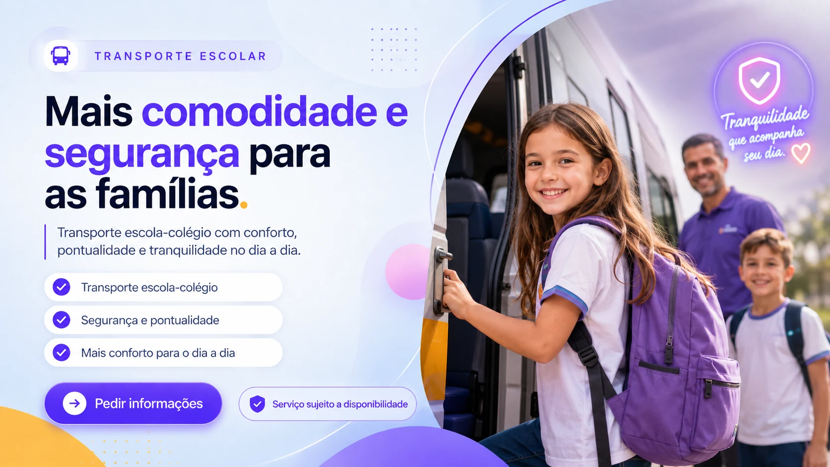 Banner de sala de estudo do Colégio do Conhecimento em Mangualde